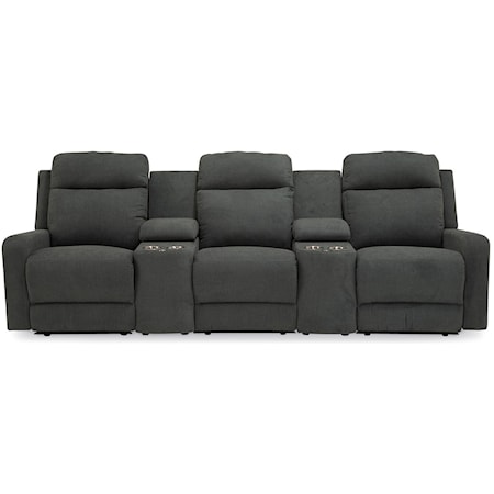 3-Seat Reclining Sectional Sofa